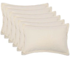 Pagalvėlės užvalkalas 6 pcs HOUTEN Kreminė 50 x 75 cm Bouclé