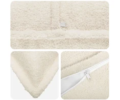 Pagalvėlės užvalkalas 6 pcs HOUTEN Kreminė 40 x 80 cm Bouclé