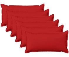 Pagalvėlės užvalkalas 6 pcs HOUTEN Raudona 40 x 80 cm