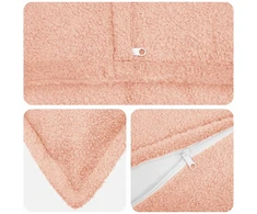 Pagalvėlės užvalkalas 6 pcs HOUTEN Rožinė 40 x 60 cm Bouclé
