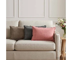 Pagalvėlės užvalkalas 6 pcs HOUTEN Rožinė 30 x 50 cm Aksomas