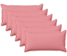 Pagalvėlės užvalkalas 6 pcs HOUTEN Rožinė 40 x 80 cm