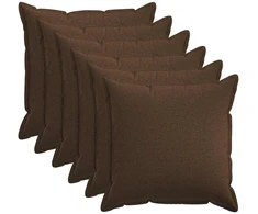 Pagalvėlės užvalkalas 6 pcs HOUTEN Ruda 80 x 80 cm