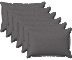 Pagalvėlės užvalkalas 6 pcs HOUTEN Šviesiai pilka 30 x 50 cm