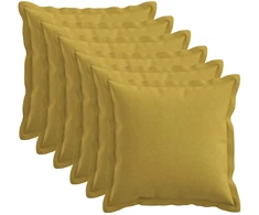 Pagalvėlės užvalkalas 6 pcs HOUTEN Šviesiai žalia 50 x 50 cm