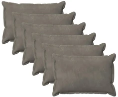 Pagalvėlės užvalkalas 6 pcs HOUTEN Šviesiai pilka 50 x 80 cm