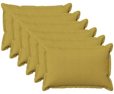 Pagalvėlės užvalkalas 6 pcs HOUTEN Šviesiai žalia 50 x 75 cm