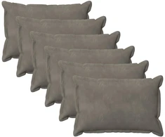 Pagalvėlės užvalkalas 6 pcs HOUTEN Šviesiai pilka 30 x 50 cm