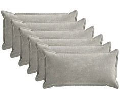 Pagalvėlės užvalkalas 6 pcs HOUTEN Šviesiai pilka 40 x 70 cm
