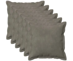 Pagalvėlės užvalkalas 6 pcs HOUTEN Šviesiai pilka 50 x 50 cm