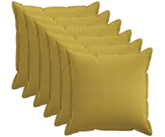 Pagalvėlės užvalkalas 6 pcs HOUTEN Šviesiai žalia 80 x 80 cm