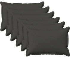 Pagalvėlės užvalkalas 6 pcs HOUTEN Tamsiai pilka 30 x 50 cm