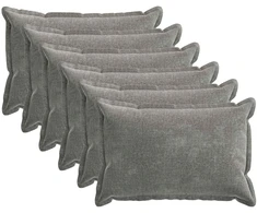 Pagalvėlės užvalkalas 6 pcs HOUTEN Tamsiai pilka 50 x 70 cm