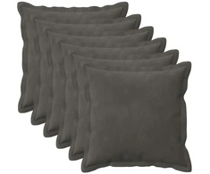 Pagalvėlės užvalkalas 6 pcs HOUTEN Tamsiai pilka 50 x 50 cm