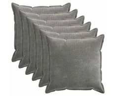 Pagalvėlės užvalkalas 6 pcs HOUTEN Tamsiai pilka 70 x 70 cm
