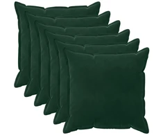 Pagalvėlės užvalkalas 6 pcs HOUTEN Tamsiai žalia 55 x 55 cm