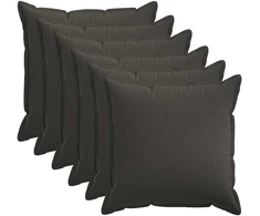 Pagalvėlės užvalkalas 6 pcs HOUTEN Tamsiai pilka 65 x 65 cm