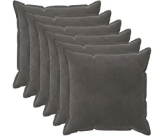 Pagalvėlės užvalkalas 6 pcs HOUTEN Tamsiai pilka 70 x 70 cm