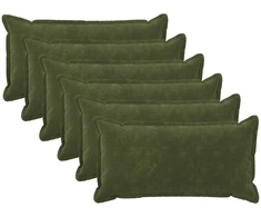 Pagalvėlės užvalkalas 6 pcs HOUTEN Žalia 40 x 70 cm