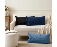 Pagalvėlės užvalkalas 6 vnt. HEERLEN Šviesiai mėlyna 40 x 80 cm