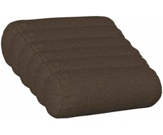 Pagalvėlės užvalkalas 6 vnt. HEERLEN Taupe Ø 15 x 40 cm Audinys