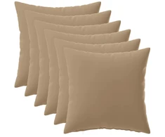 Pagalvėlės užvalkalas 6 vnt. HEERLEN Taupe 35 x 35 cm