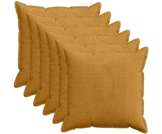Pagalvėlės užvalkalas 6 vnt. HOUTEN Geltona 60 x 60 cm