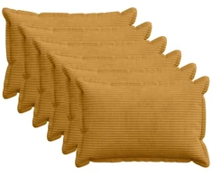 Pagalvėlės užvalkalas 6 vnt. HOUTEN Geltona 30 x 50 cm