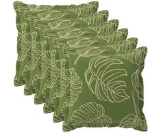 Pagalvėlės užvalkalas 6 vnt. HOUTEN Lapų dizainas 65 x 65 cm