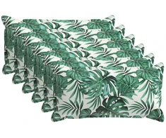 Pagalvėlės užvalkalas 6 vnt. HOUTEN Lapų raštas 40 x 80 cm