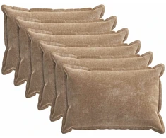 Pagalvėlės užvalkalas 6 vnt. HOUTEN Ruda 30 x 50 cm