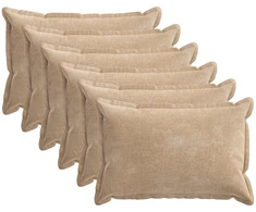 Pagalvėlės užvalkalas 6 vnt. HOUTEN Taupe 40 x 60 cm