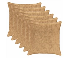 Pagalvėlės užvalkalas 6 vnt. HOUTEN Taupe 60 x 60 cm