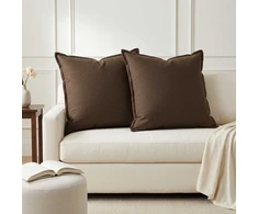 Pagalvėlės užvalkalas 6 vnt. HOUTEN Taupe 65 x 65 cm