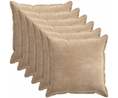 Pagalvėlės užvalkalas 6 vnt. HOUTEN Taupe 80 x 80 cm