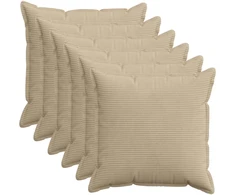 Pagalvėlės užvalkalas 6 vnt. HOUTEN Taupe 70 x 70 cm mančester