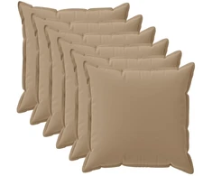 Pagalvėlės užvalkalas 6 vnt. HOUTEN Taupe 45 x 45 cm