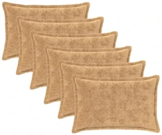 Pagalvėlės užvalkalas 6 vnt. HOUTEN Taupe 50 x 75 cm