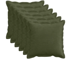 Pagalvėlės užvalkalas 6 vnt. HOUTEN Žalia 30 x 30 cm mančester