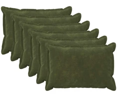 Pagalvėlės užvalkalas 6 vnt. HOUTEN Žalia 40 x 60 cm