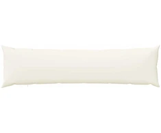 Pagalvėlės užvalkalas HEERLEN Balta 40 x 145 cm Audinys