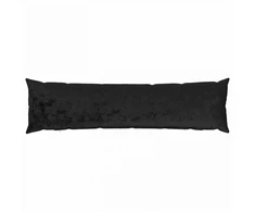 Pagalvėlės užvalkalas HEERLEN Juoda 40 x 145 cm Flanelė