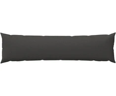 Pagalvėlės užvalkalas HEERLEN Tamsiai pilka 40 x 145 cm Audinys