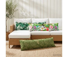 Pagalvėlės užvalkalas HOUTEN Lapų raštas 40 x 145 cm