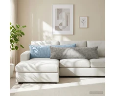 Pagalvėlės užvalkalas HOUTEN Šviesiai mėlyna 40 x 145 cm