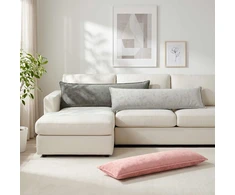 Pagalvėlės užvalkalas HOUTEN Tamsiai pilka 40 x 145 cm Flanelė