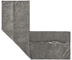 Pagalvėlės užvalkalas HOUTEN Tamsiai pilka 40 x 145 cm