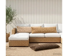Pagalvėlės užvalkalas HOUTEN Taupe 40 x 145 cm