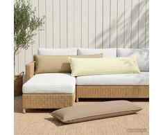 Pagalvėlės užvalkalas HOUTEN Taupe 40 x 145 cm Poliesteris