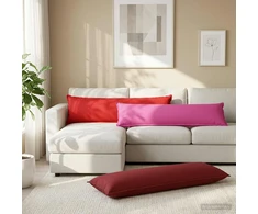 Pagalvėlės užvalkalas HOUTEN Vyno raudona 40 x 145 cm